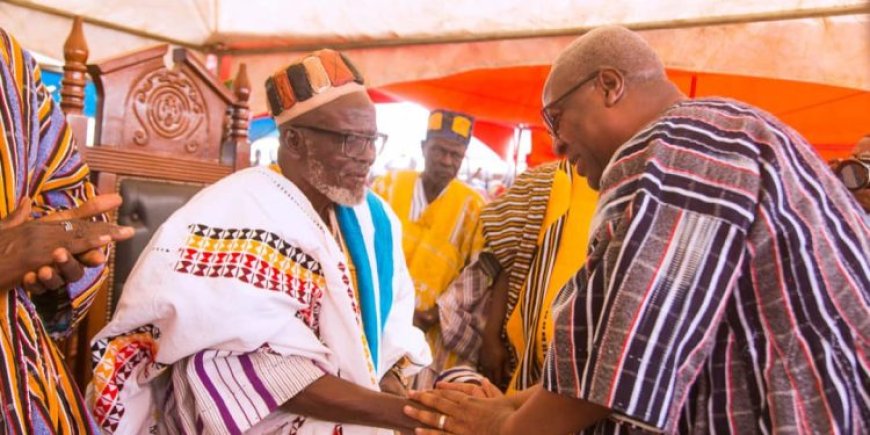 Bawku Naba Congratulates John Mahama