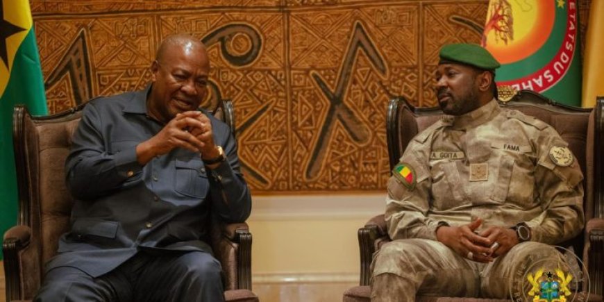 President Mahama Pledges To Eliminate Trade Barriers Between Ghana And Mali