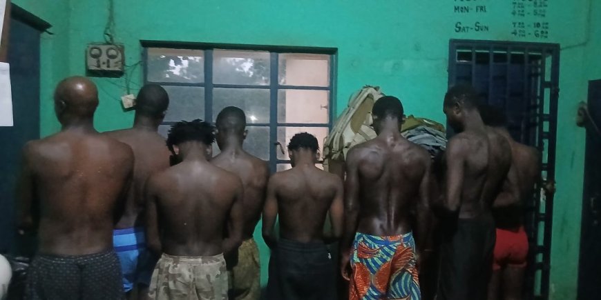 16 People Arrested In Damongo For Involvement In Illicit Drugs