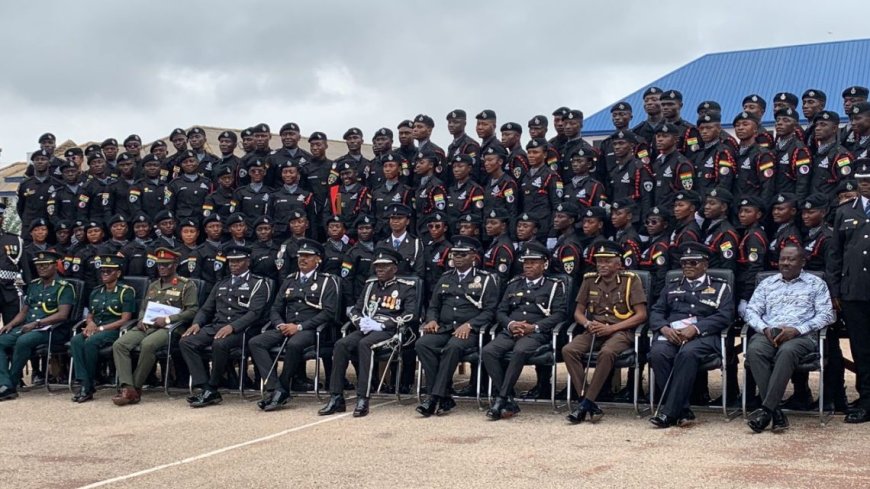 Ghana Police Pass Out 545 Recruits To Support 24-Hour Economy