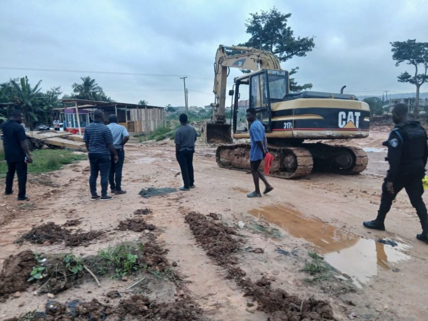 Ga East Municipal Assembly Seizes Excavators From Ramsar Site Construction In Abokobi