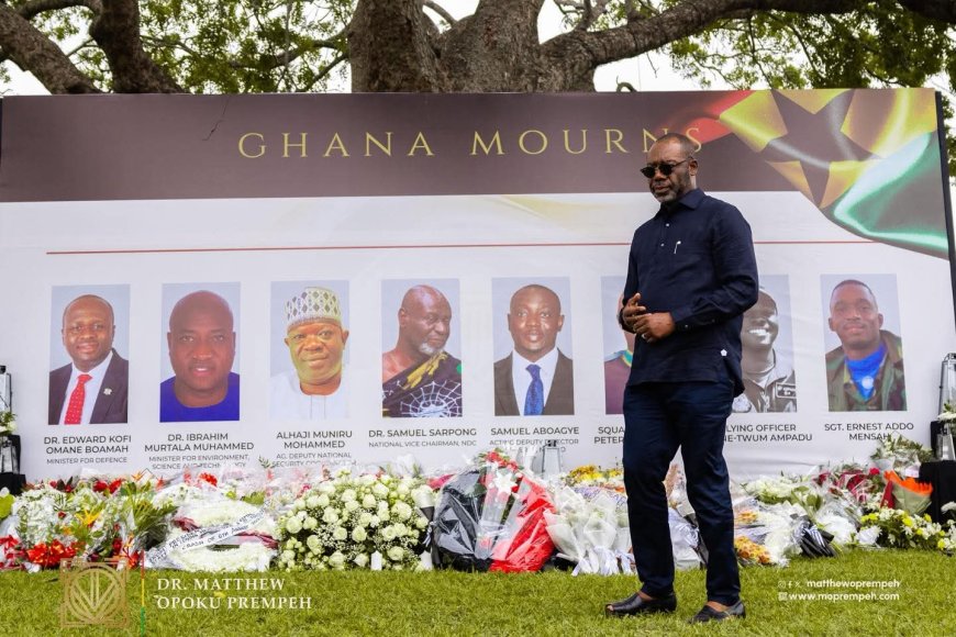Dr. Opoku Prempeh Calls For Sustained Care For Families Of Air Disaster Victims