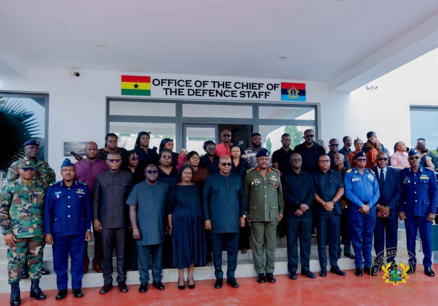 Helicopter Crash: President Mahama, Veep Lead Condolence Visit To Families Of Fallen Service Members