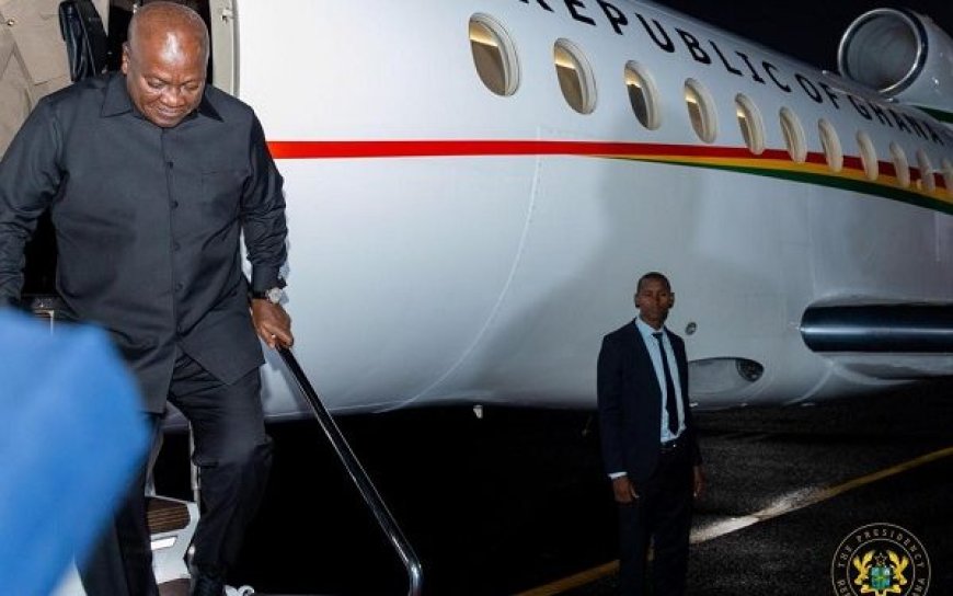 President Mahama Embarks On Official Visits To Japan And Singapore