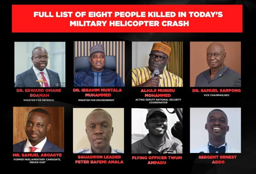 Support Fund For Helicopter Crash Victims’ Children Hits Over GH¢2 Million
