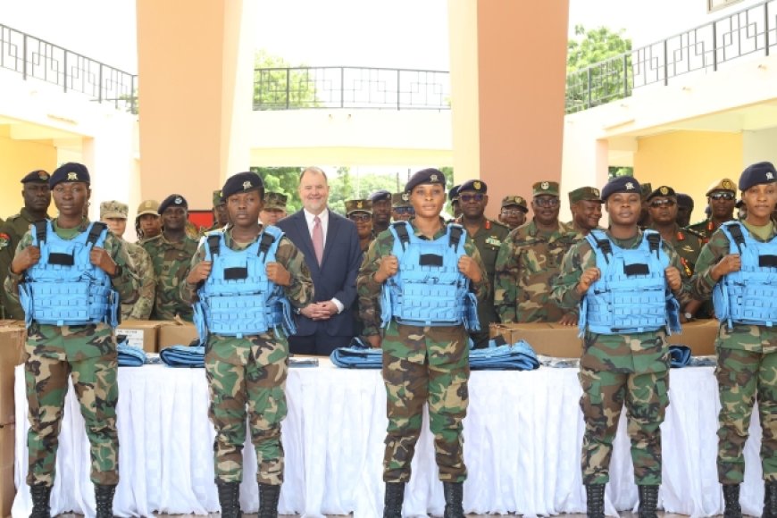 US Donates $1 Million Body Armour To Ghana Armed Forces