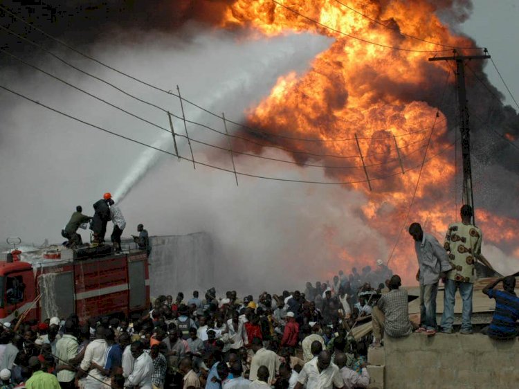 More than 50 missing after oil pipeline explodes causing stampede in Nigeria