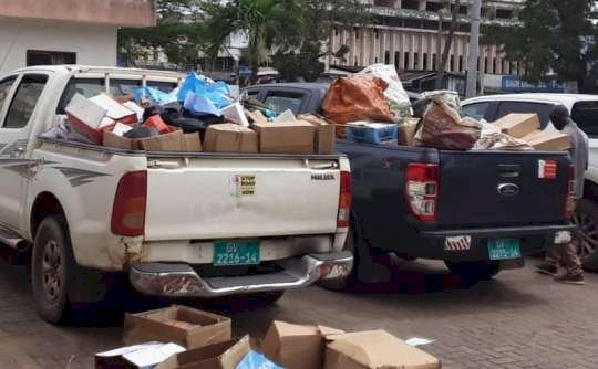 FDA destroys unwholesome goods from markets in western region