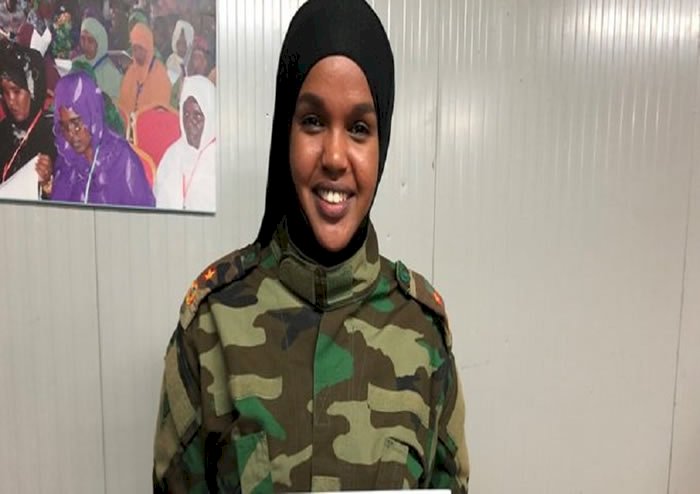 At 26, she is the youngest female captain leading over 90 men to fight against Al-Shabab in Somalia