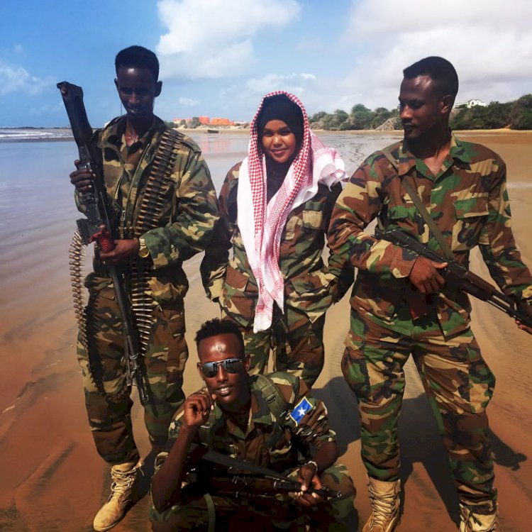At 26, she is the youngest female captain leading over 90 men to fight against Al-Shabab in Somalia