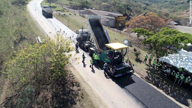 South African company uses plastic milk bottles to make quality roads