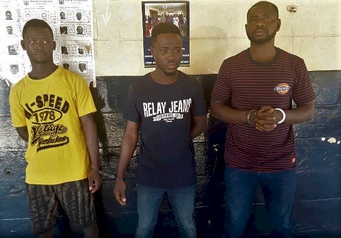 Three men who used church bus for robbery arrested