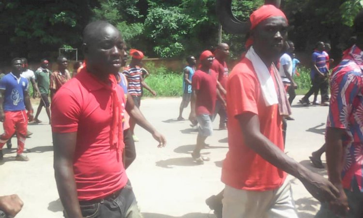 Police gun down 3 in a demonstration at Swedru over bad roads