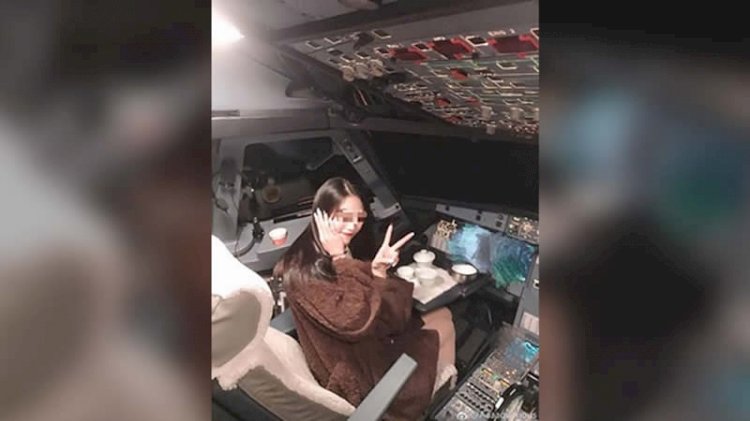 Chinese pilot grounded after photo of woman in cockpit sparks outrage