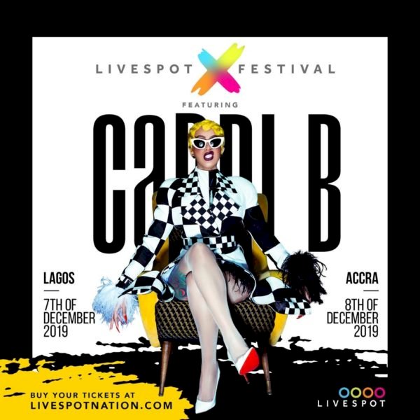 Cardi B to perform in Ghana on December 8th