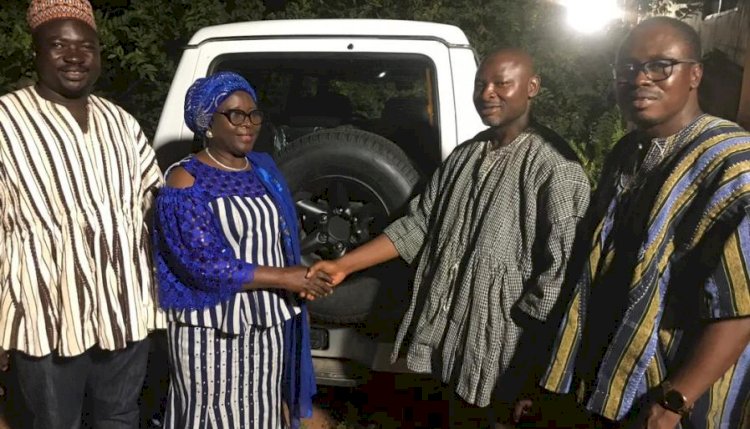 Chereponi seat: Alima resources NPP candidate with cross country vehicle for 2020