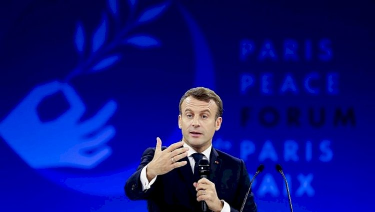 ‘Nationalism is war’ Macron tells world leaders at peace forum