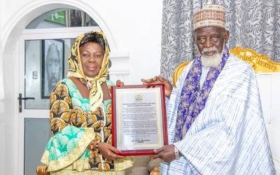 Chief Imam Honoured With Citation As Chief Patron For Sanitation