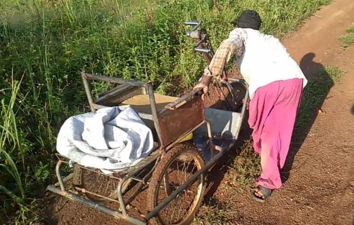 A 60 Years-Old Disabled Woman Who Farms To Cater For Herself And Kids