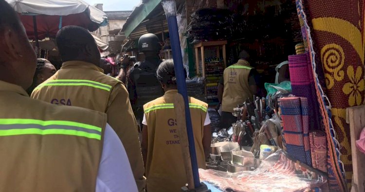 GSA locks up shops in Accra in clamp down on sub-standard goods