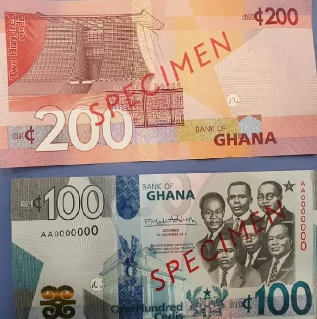 BoG introduces GHS100 and GHS200 notes