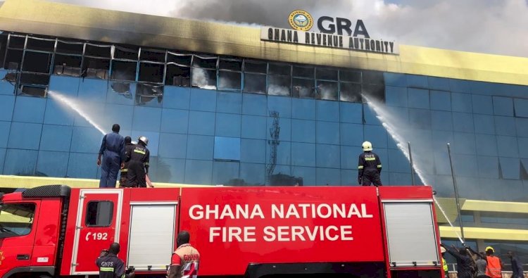 GRA Office fire doused after hours of struggle