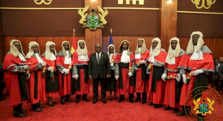 Akufo-Addo Swears In 45 High Court And Appeal Court Judges