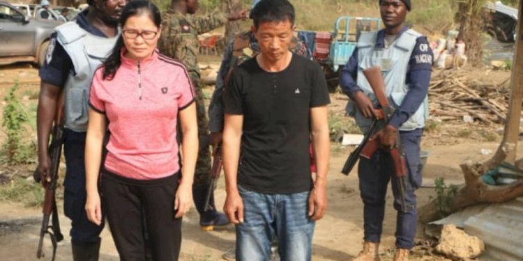 Bekwai: Two Chinese, six Ghanaians nabbed for engaging in galamsey