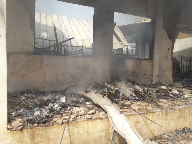 Fire wreaks havoc at Wa Islamic SHS; Over 200 students displaced