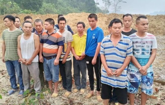 Chinese Illegal Miners Arrested