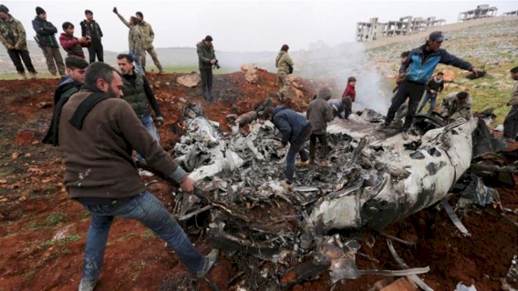 Syrian military helicopter downed as Idlib fighting intensifies