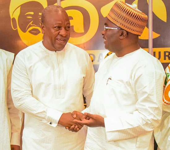 Ghanaians will mark your work on Dec. 7 – Mahama to Bawumia