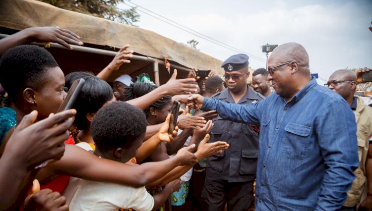 Mahama bemoans state of Benchema – Oseikojokrom road