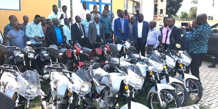 NHIS presents motorbikes to District directors in Volta, Oti Regions