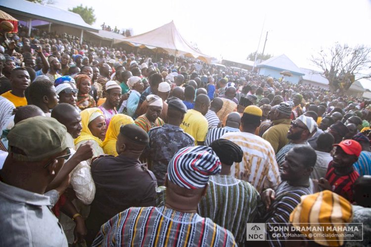 Karaga erupts for Mahama