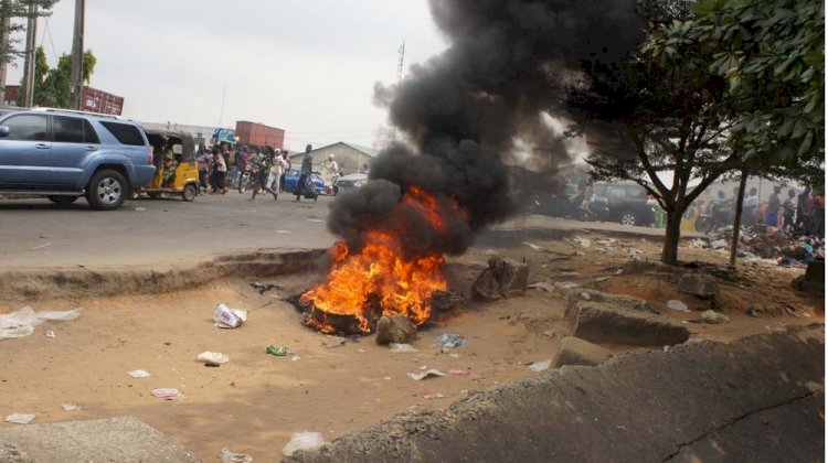 3 Suspected Robbers Burnt Alive In Benue