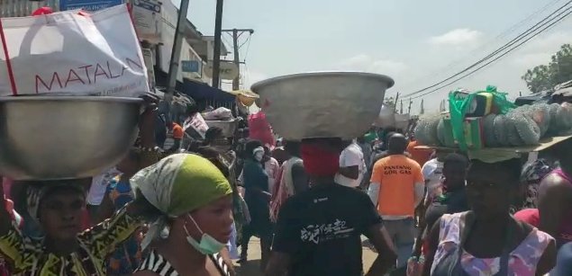 Takoradi Jubilee Park  converted into market centre by Assembly