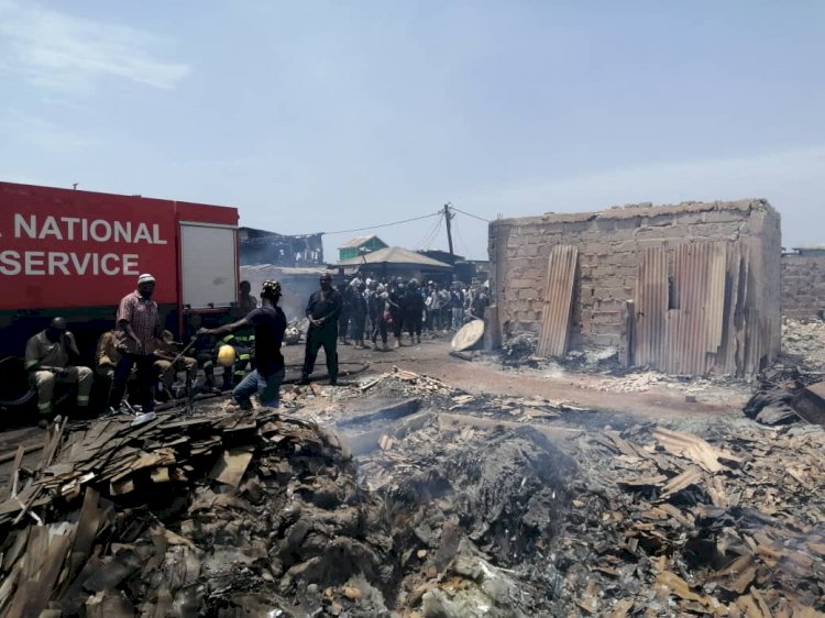 Fire engulfs parts of Old Fadama