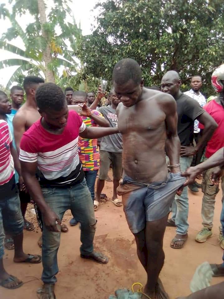 E/R: Man butchers father