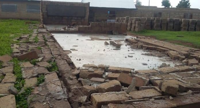 Hundreds rendered homeless after rainstorm at Aworowa