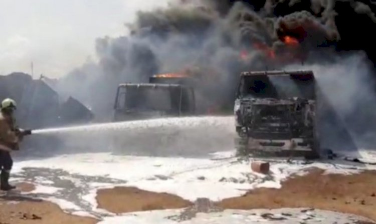 Fire destroys two diesel tankers in Takoradi