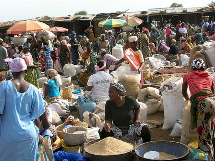 Obuasi Central market shut down
