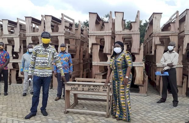 38 Schools in Akatsi North Get New Classroom Furniture