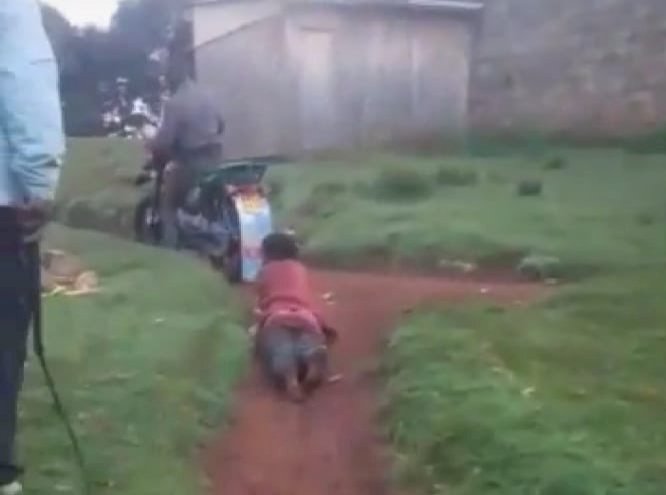 3 Kenyan police held after dragging woman behind motorbike