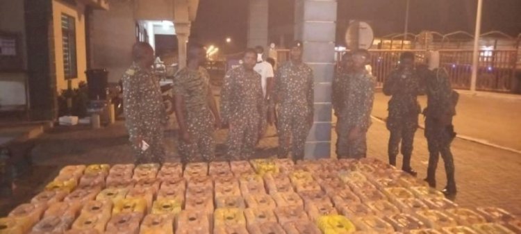 141 gallons of fuel intercepted by GIS at Aflao border