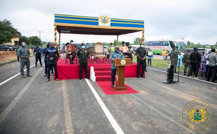 Akufo-Addo commissions Suhum interchange