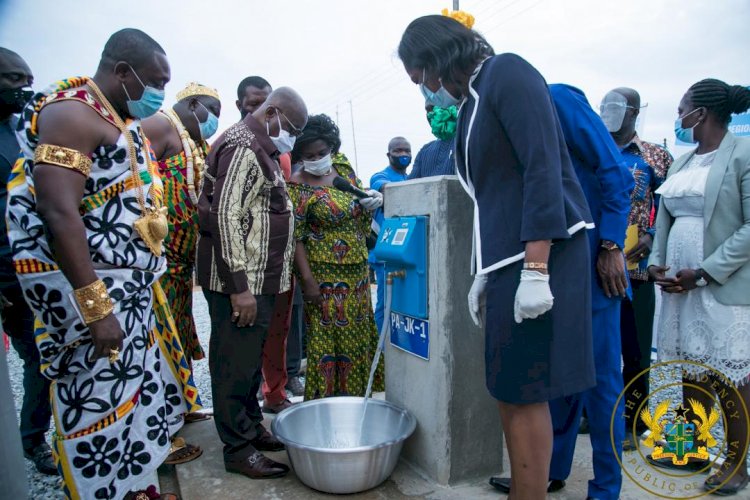 Akufo Addo commissions 146 water systems in Central Region