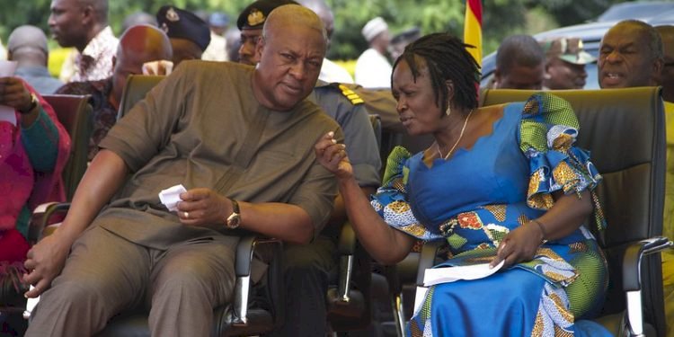 John Mahama Picks Jane Naana Opoku Agyemang as running mate for 2020