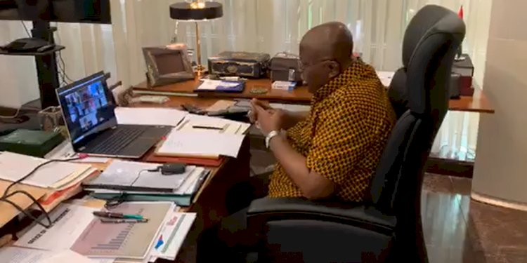 Akufo-Addo Holds Virtual Meeting With His 2020 Campaign Team