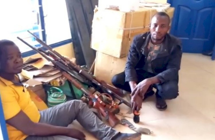 Two Arrested For Illegally Escorting People To Registration Centre With Weapons At Kojokura